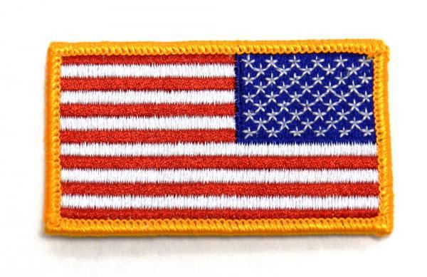 Reverse US Flag Patch w- Velcro
