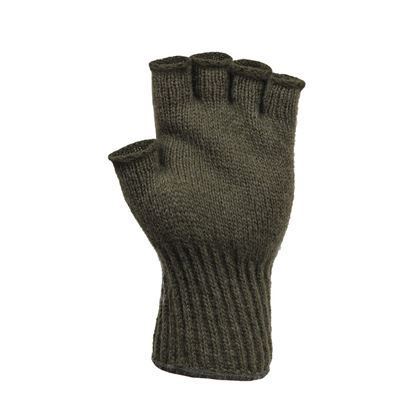 Tactical Fingerless Wool Gloves Color : Olive Drab (5 per pack