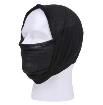 Rothco Multi-Use Mil-Bar and Gaiter Covering Face Wrap-Black Neck Tactical –
