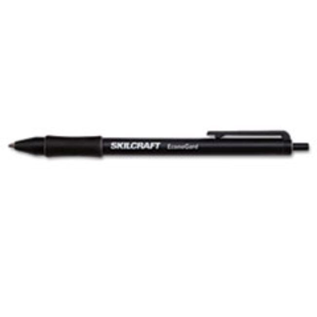 ECONOGARD BALLPOINT RETRACTABLE PEN, BLACK INK, MEDIUM (5 DOZ PER PACK)