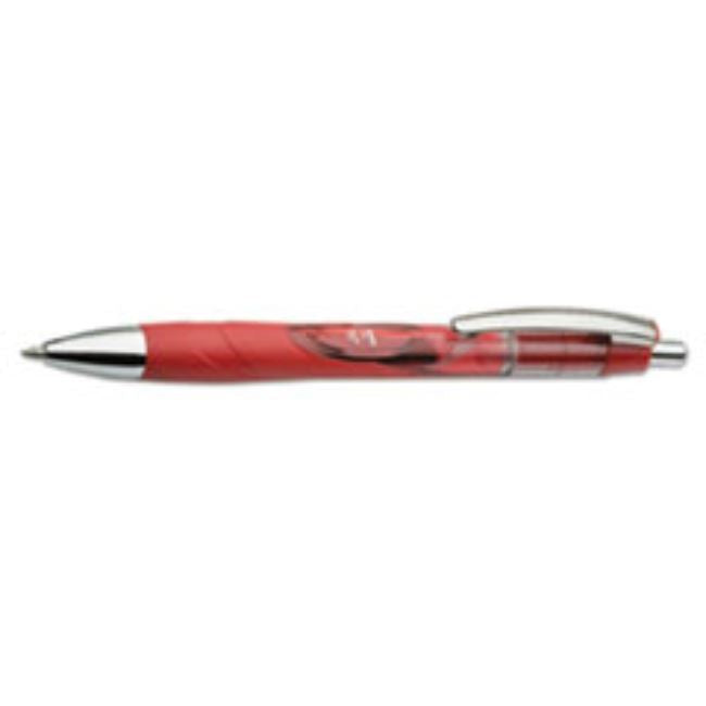 VISTA ROLLER BALL RETRACTABLE GEL PEN, RED INK, MEDIUM (5 DOZEN PER PACK)