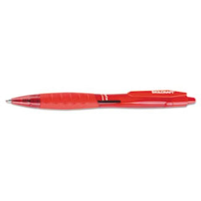 VISTA BALLPOINT RETRACTABLE PEN, RED INK, BOLD, (5 DOZEN PER PACK)