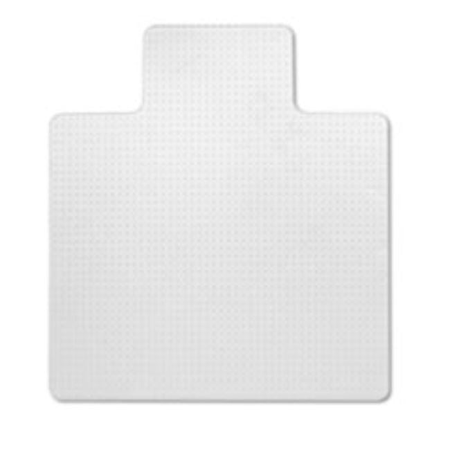 PVC CHAIR MAT, MEDIUM-TO HIGH-PILE CARPET, 45" X 53", 1 EACH