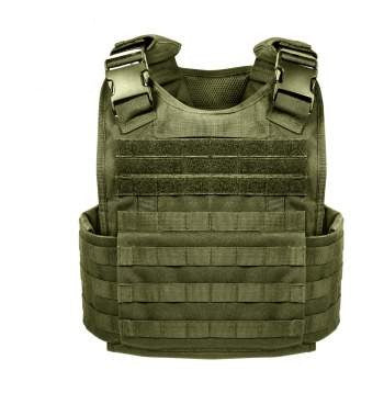 Rothco MOLLE Plate Carrier Vest-Olive Drab