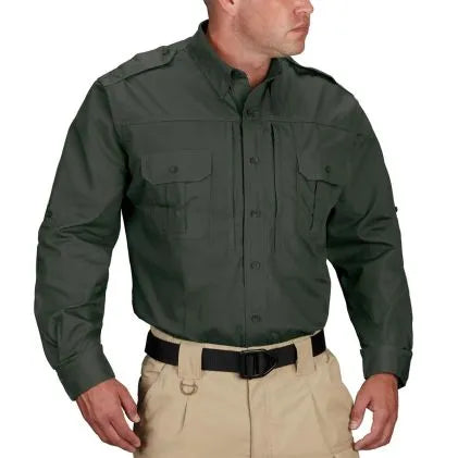 Propper® Men's Tactical Shirt - Long Sleeve  (Spruce)