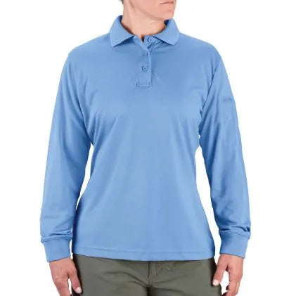 Propper® Women's Uniform Polo - Long Sleeve (Light Blue)